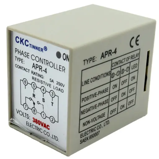 [5274] Relevador de Protección CKC Tinner APR-4 250V 5A 380V AC Trifásico