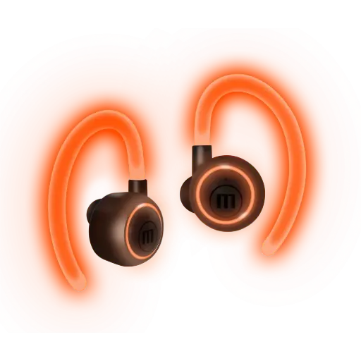 [5437] Audífonos Auriculares Inalámbricos Maxell Halo Sport TWS In-ear Bluetooth Neón Con Iluminación