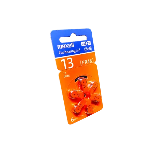 [5460] 6x Pila Batería Maxell PR48 1.45V Tipo Botón Litio