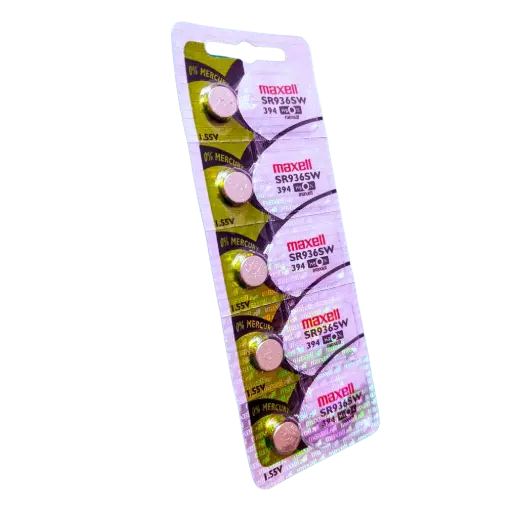 [5464] 5x Pila Batería Maxell SR936SW 1.55V 71mAh Tipo Botón Litio