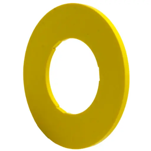 [5481] Arandela Rondana de Advertencia Siemens 3SU1900-0BA31-0AA0 Amarilla Sin Inscripción