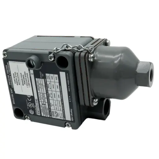 [5498] Switch Interruptor Controlador de Presión Allen Bradley Bulletin 836T 836T-T251JX40 120V AC - 240V AC 125V DC - 250V DC 30hg de Vacío Tipo T