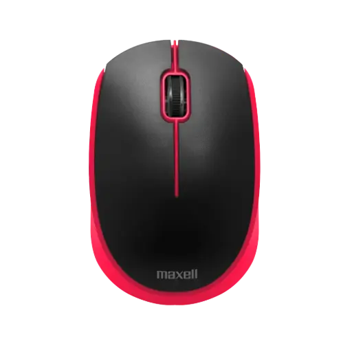 [5531] Mouse Ratón Inalámbrico Maxell MOWL-100 Rojo