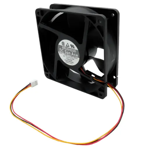[5607] Ventilador Sanyo Denki DC SanAce 109R1212H1D01 12V DC 0.52A 0.24W 120 mm x 120 mm x 38 mm Conector Blanco 3 Cables 3 Pines