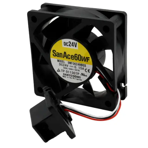 [5679] Ventilador Sanyo Denki SanAce60WF 9WF0624H603 A90L-0001-0576 24V DC 0.15A 3.6W 60 mm x 60 mm x 20 mm Conector Negro 6 Pines 3 Cables