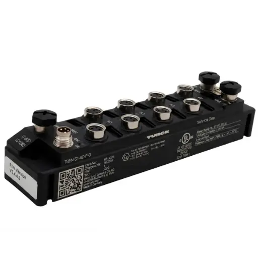 [5713] Módulo de E/S Turck TBEN-S1-8DIP-D 24V DC Multiprotocolo Para Ethernet IP67/IP69K 8 Entradas Digitales PNP