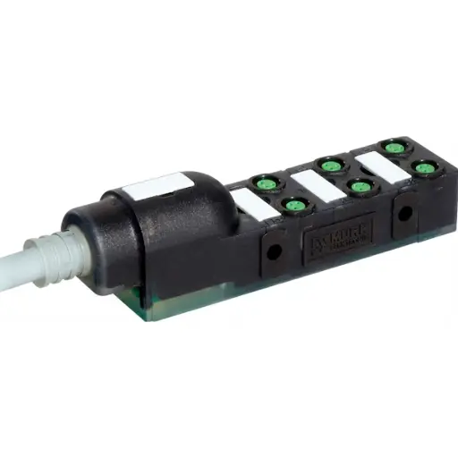 [5738] Cable Caja de Conexión Murrelektronik 8000-86010-3560500 MVP8N-AN6D356 5m 6 Vías 3 Polos